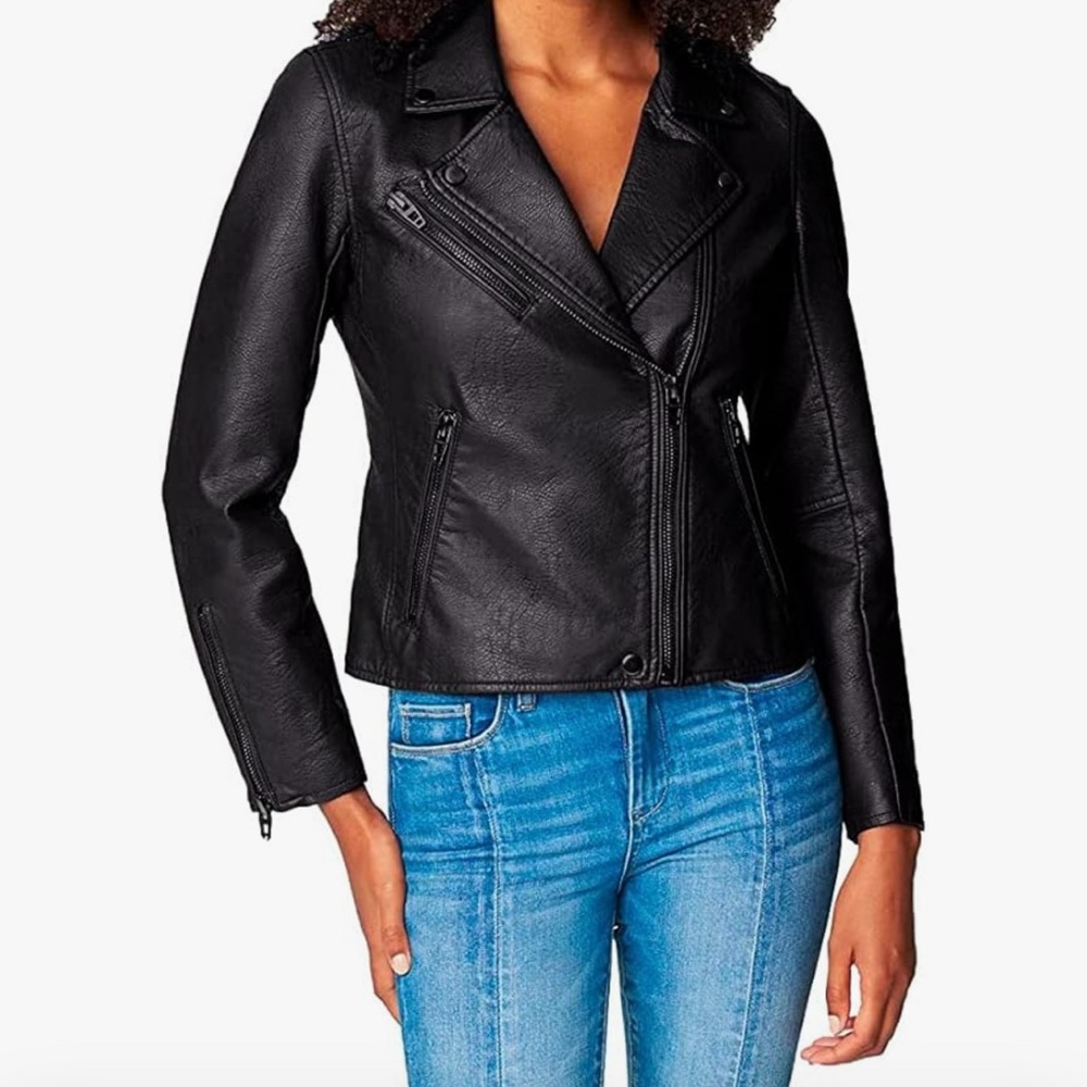 BLANKNYC Onyx Moto Vegan Leather Jacket